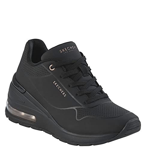 Skechers Damen Million Air sneakers, Schwarz, 38 EU